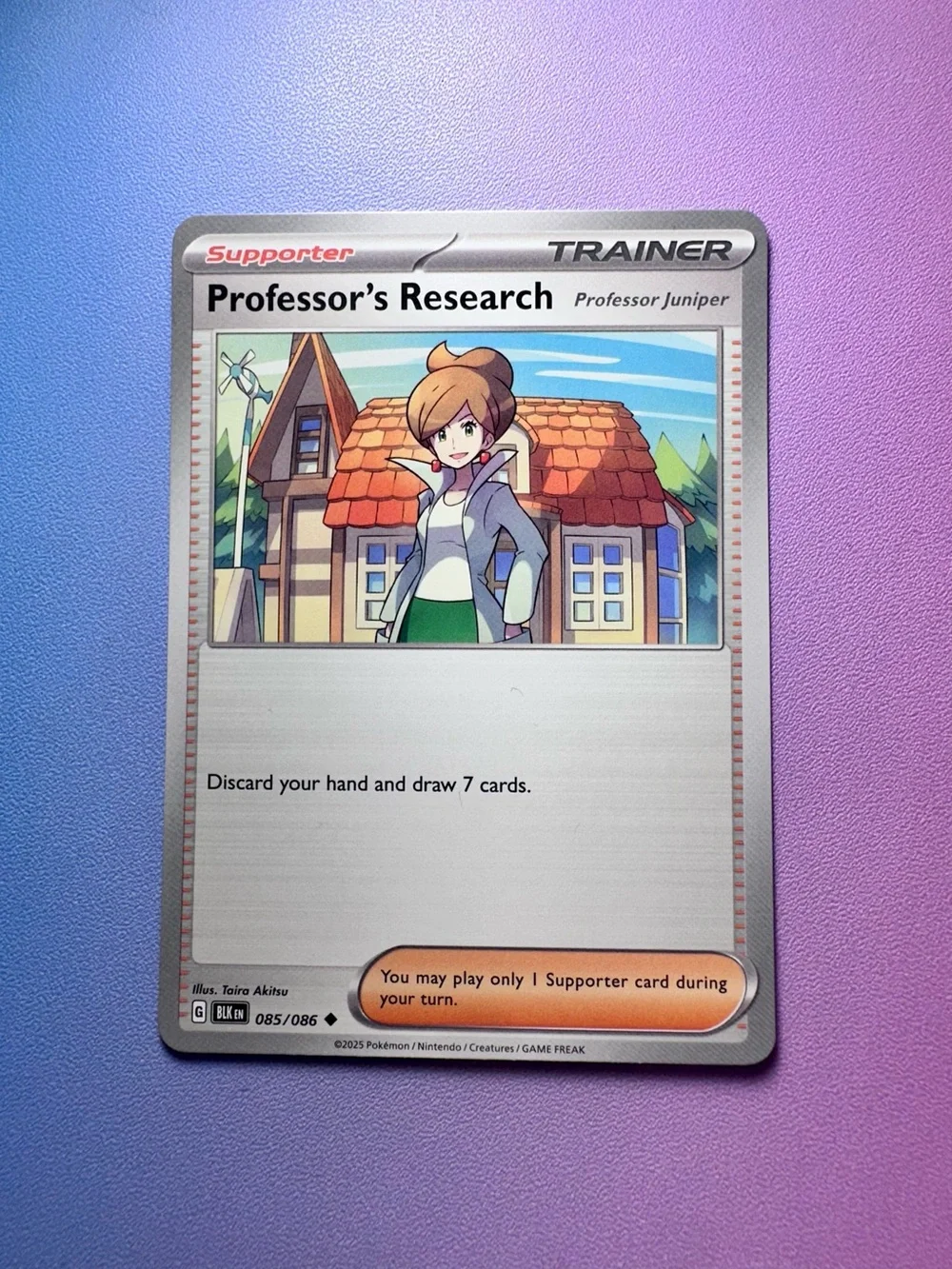 professor’s research [professor juniper] - 085/086 — pokémon: black bolt